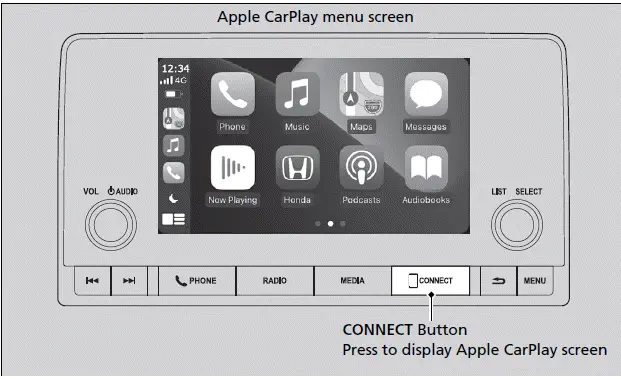 Apple CarPlay - 2023-2024 Honda Pilot