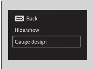 Gauges and Displays