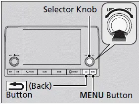 Audio System Basic Operation - Models with 7-in. Color Touchscreen