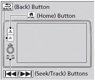 Audio System Basic Operation - Models with 9-in. Color Touchscreen - 2023-2024 Honda Pilot