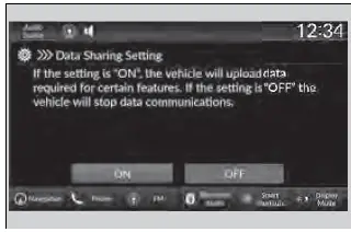 To enable the HondaLink service