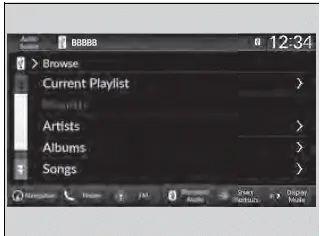 Audio System Basic Operation - Models with 9-in. Color Touchscreen
