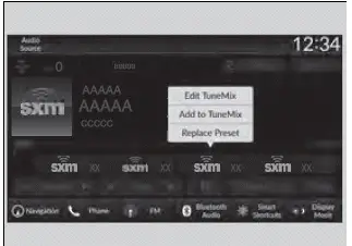 Multi-channel preset (for music channels only)