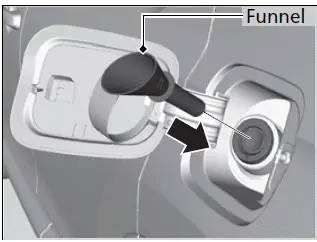 Refueling / Refueling From a Portable Fuel Container | 2023-2024 Honda Pilot