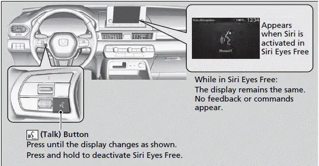 Siri Eyes Free - 2023-2024 Honda Pilot