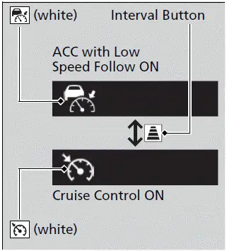 To Switch ACC with Low Speed Follow to Cruise Control | Honda Pilot 2023