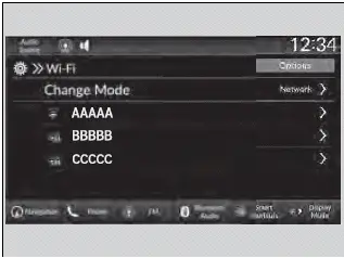 Connect the Vehicle to a Wi-Fi Hotspot