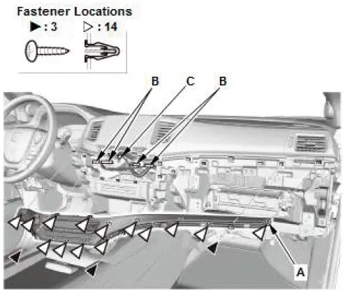 Honda Pilot. Remove, Install, Replace, Check info