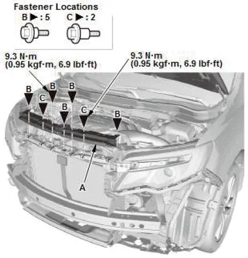 Honda Pilot. Remove, Install, Replace, Check info