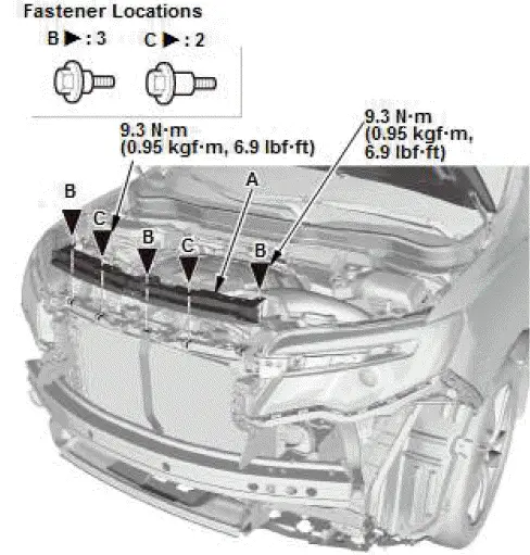 Honda Pilot. Remove, Install, Replace, Check info