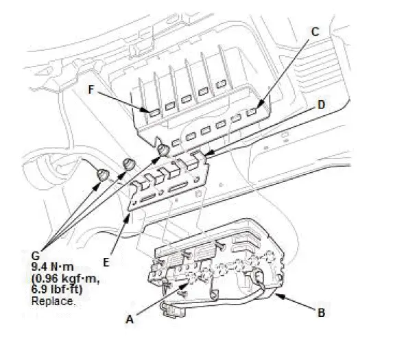 Honda Pilot. Remove, Install, Replace, Check info