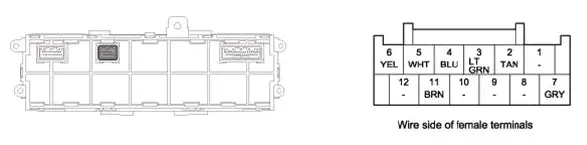 Honda Pilot. Connector input and output Info