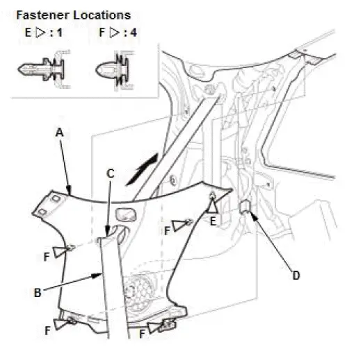 Honda Pilot. Remove, Install, Replace, Check info