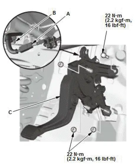 Honda Pilot. Remove, Install, Replace, Check info