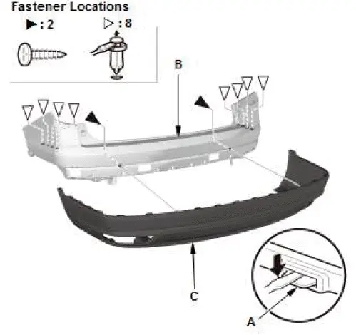 Honda Pilot. Remove, Install, Replace, Check info