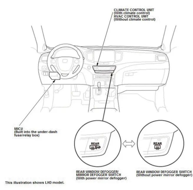 Honda Pilot. System Description Info