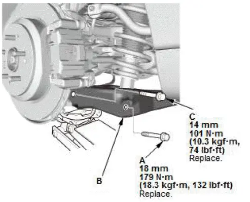 Honda Pilot. Remove, Install, Replace, Check info