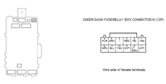 Honda Pilot. Connector input and output Info