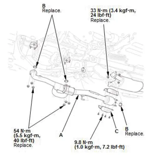 Honda Pilot. Remove, Install, Replace, Check info